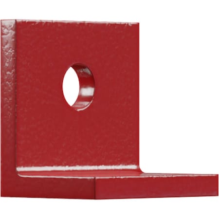Ekena Millwork Premium Barn Door Flat Track Stop, Regal Red GB6001SRR